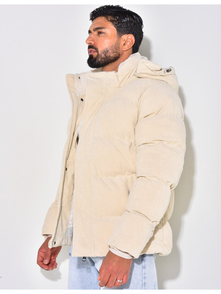 Doudoune bi-matière