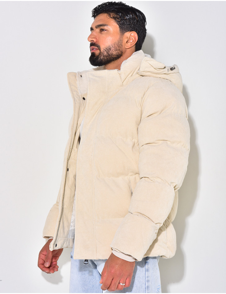 Doudoune bi-matière