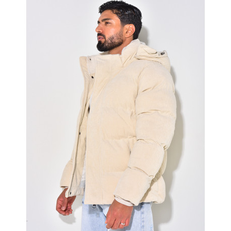 Doudoune bi-matière