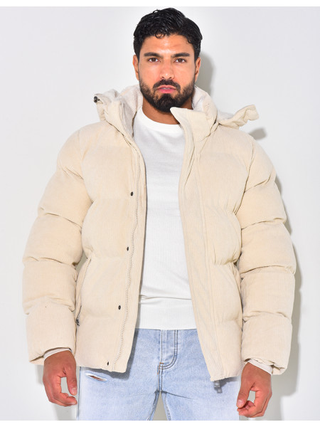 Doudoune bi-matière