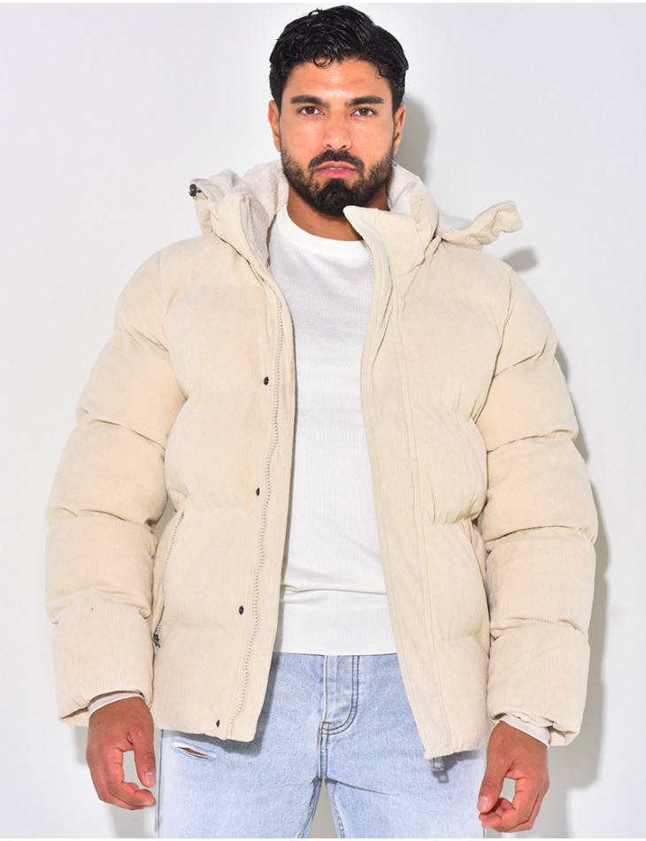 Doudoune bi-matière