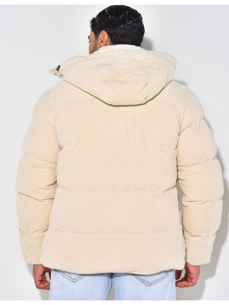 Doudoune bi-matière