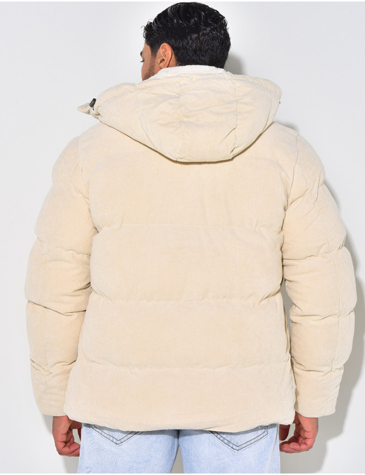 Doudoune bi-matière