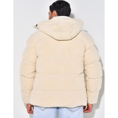 Doudoune bi-matière