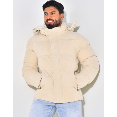 Doudoune bi-matière