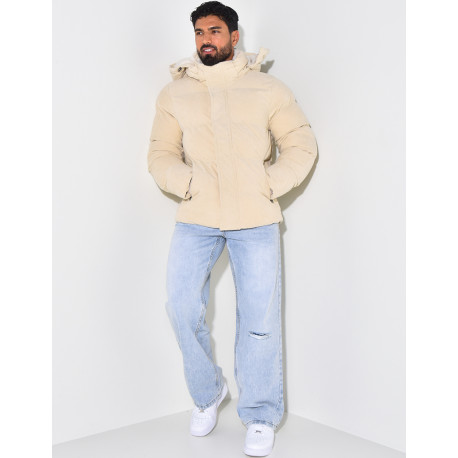 Doudoune bi-matière