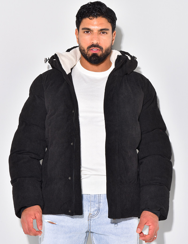 Doudoune bi-matière