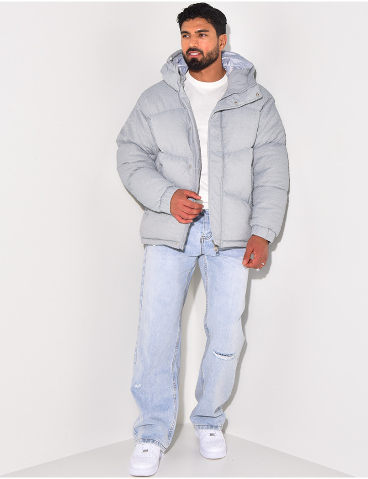 Blouson homme texturé