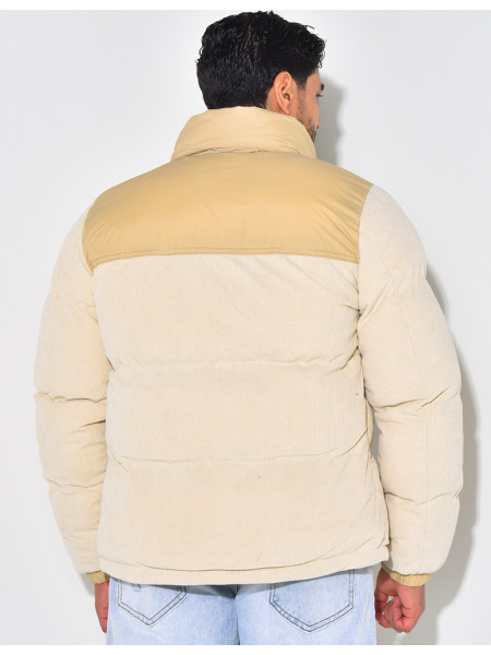 Doudoune bi-matière