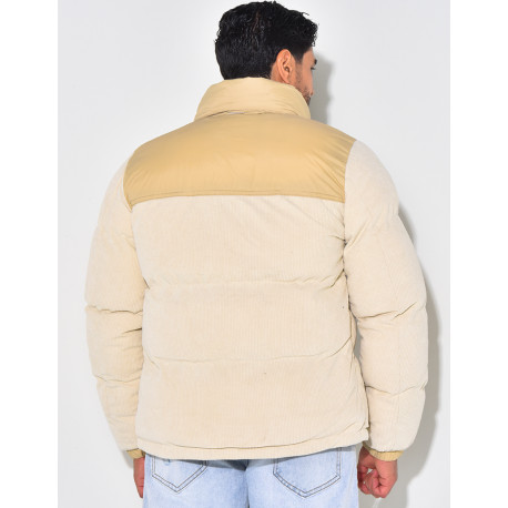 Doudoune bi-matière