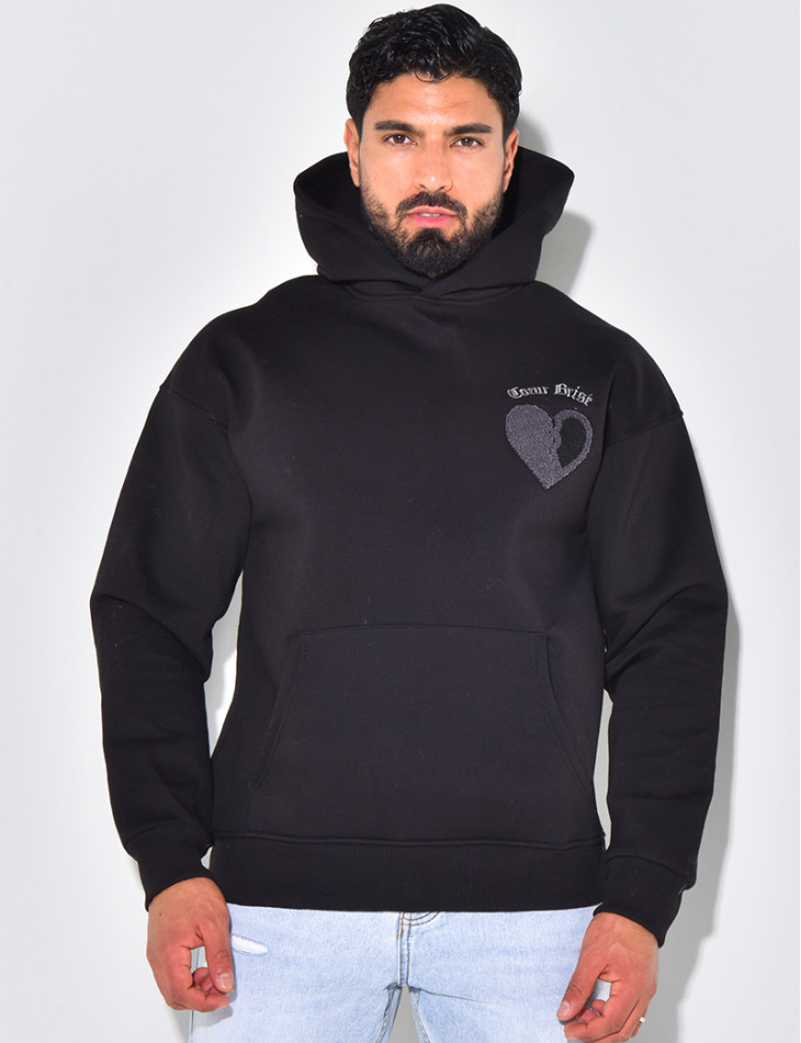 Sweat coeur brisé