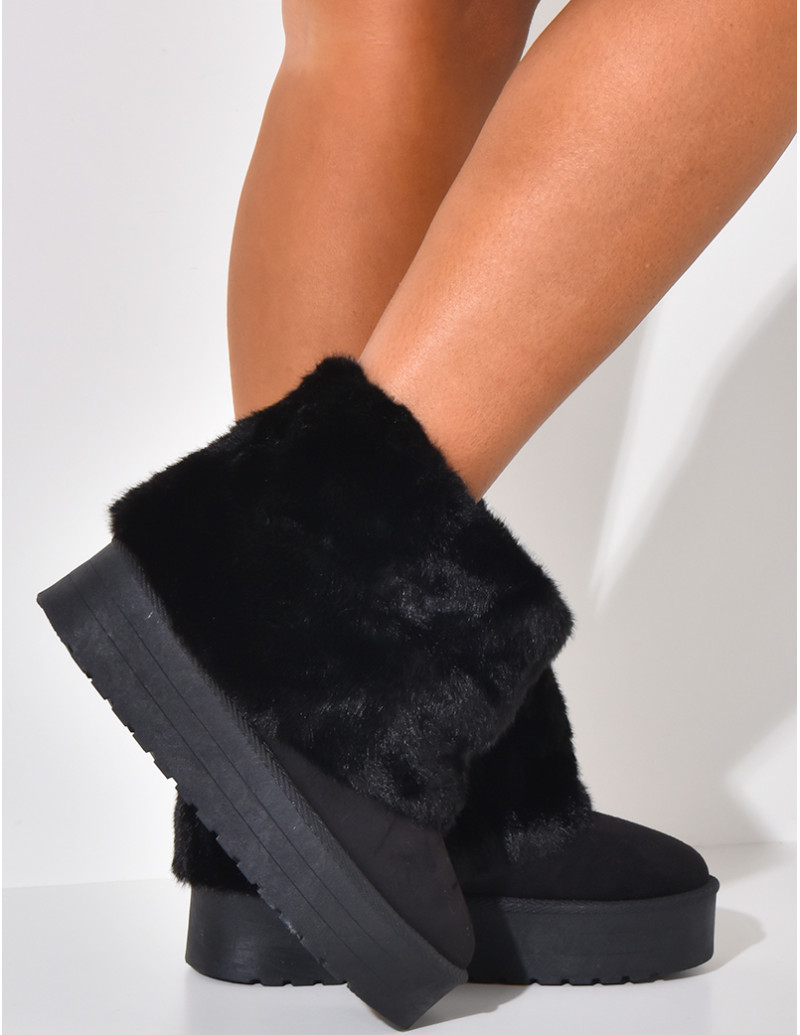 Bottines fourrées...