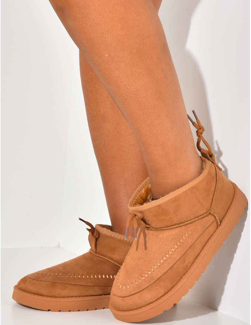 Bottines en suédine...