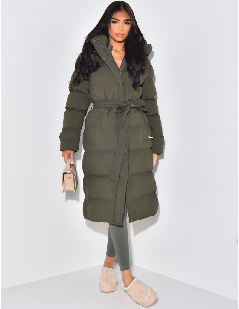 Doudoune longue matelassée...