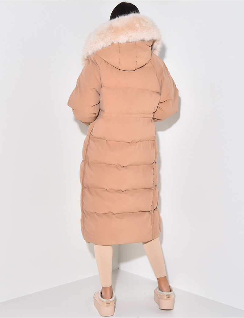 Doudoune Matelassée Doudoune Femme Longue Ã Capuche Pas Cher