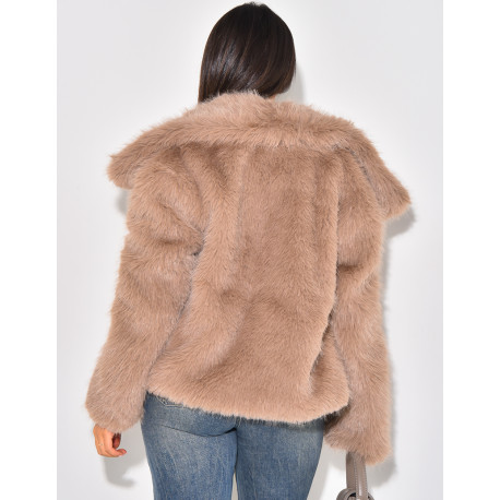 Veste en fausse fourrure