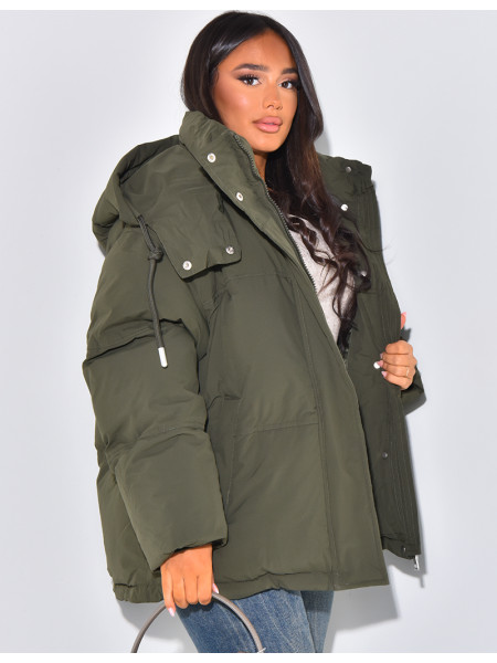 Doudoune oversize matelassée