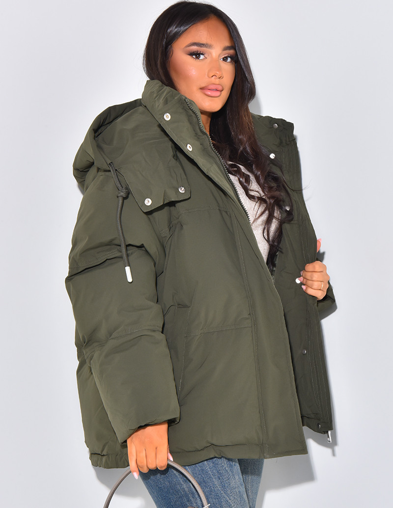 Oversized quilted jacket