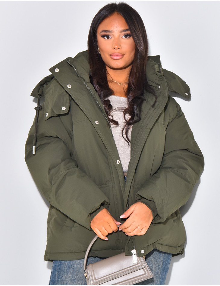 Doudoune oversize matelassée