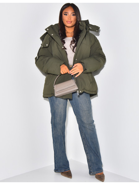 Doudoune oversize matelassée