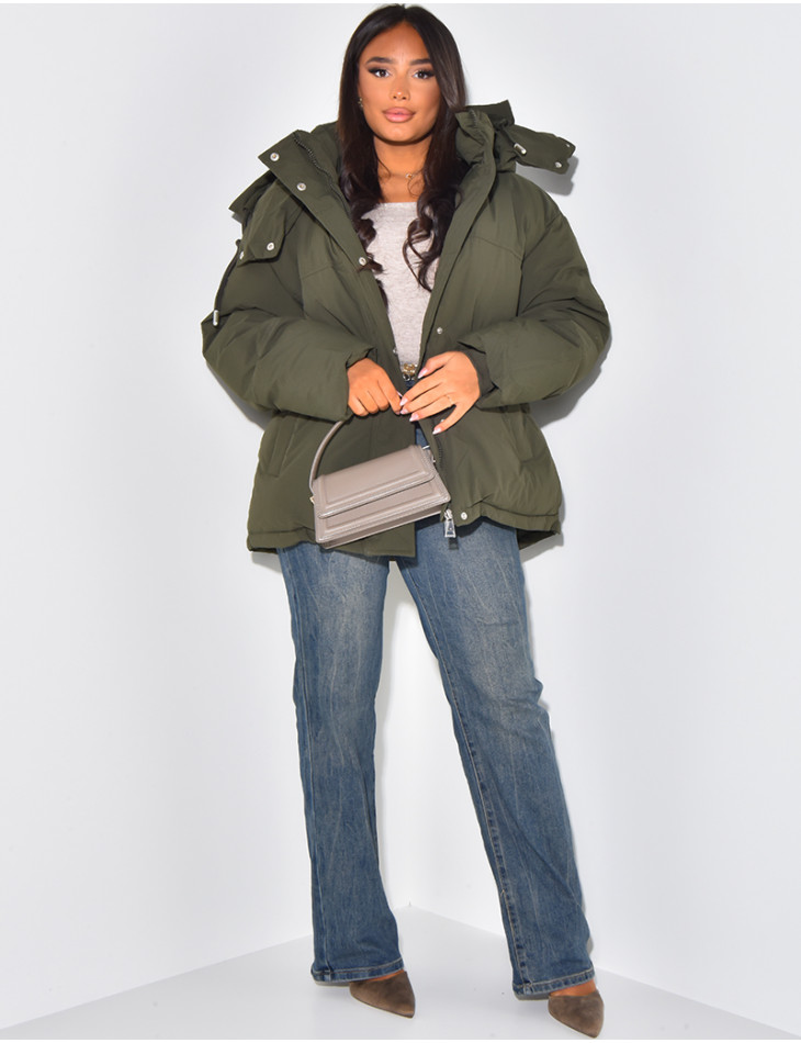 Doudoune oversize matelassée