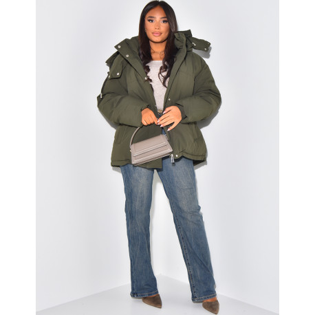 Doudoune oversize matelassée