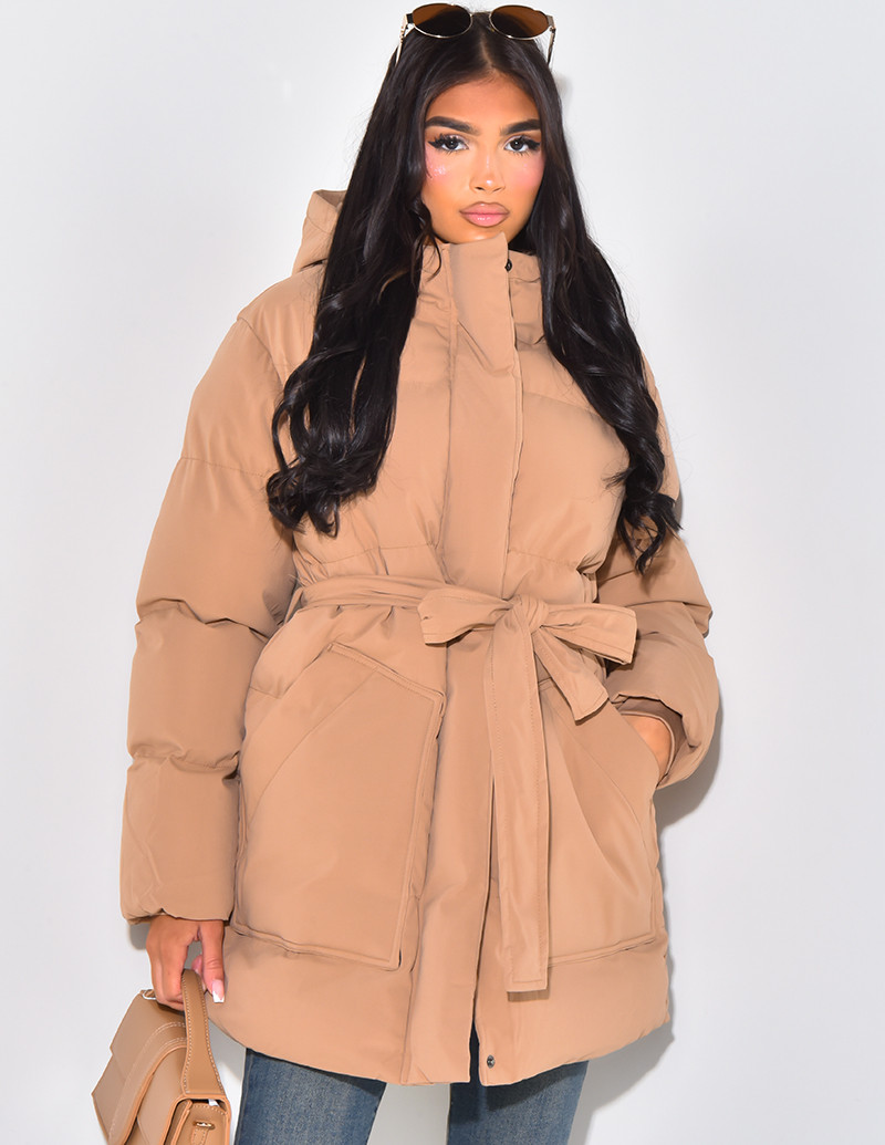 Short fitted down jacket...