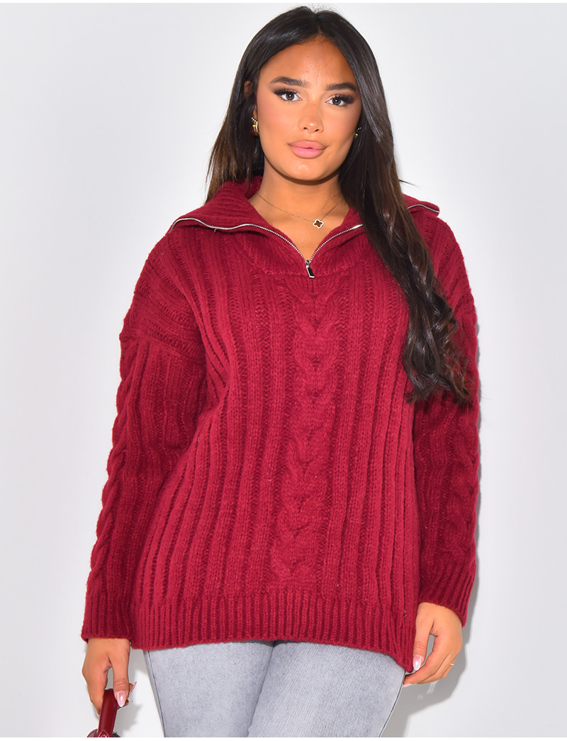 Grobstrick Pullover Dicker Oversize Pullover Grobstrick Pullover