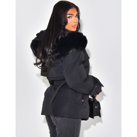 Faux Fur Padded Jacket