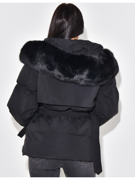 Faux Fur Padded Jacket