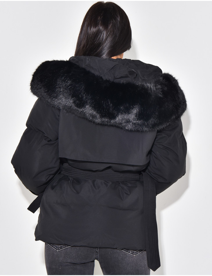 Faux Fur Padded Jacket
