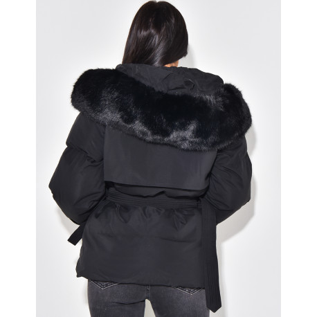 Faux Fur Padded Jacket