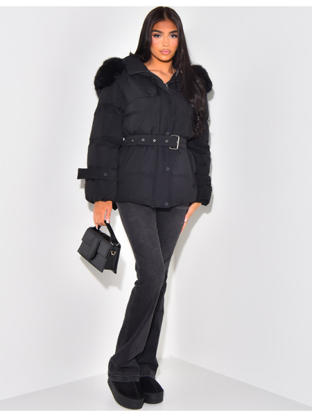 Faux Fur Padded Jacket