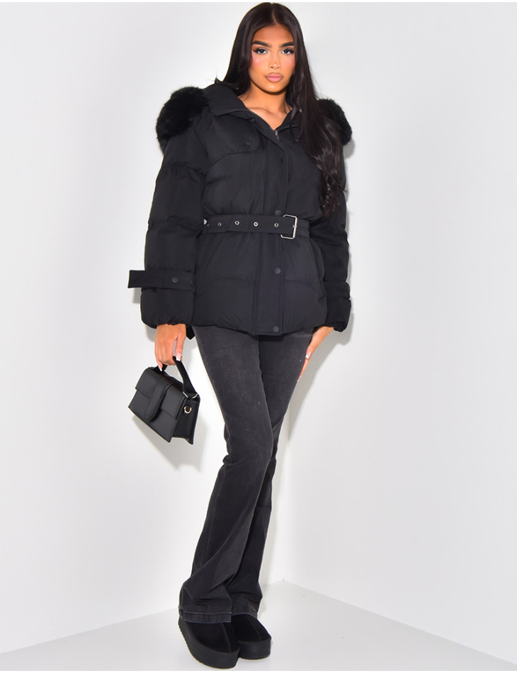 Faux Fur Padded Jacket