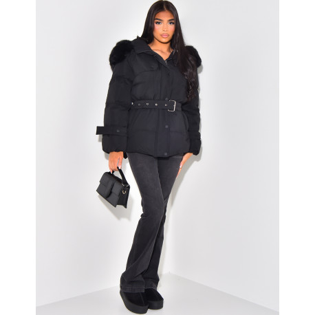 Faux Fur Padded Jacket