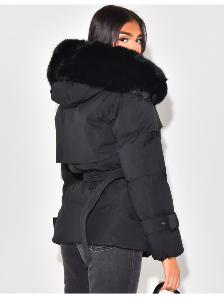 Faux Fur Padded Jacket