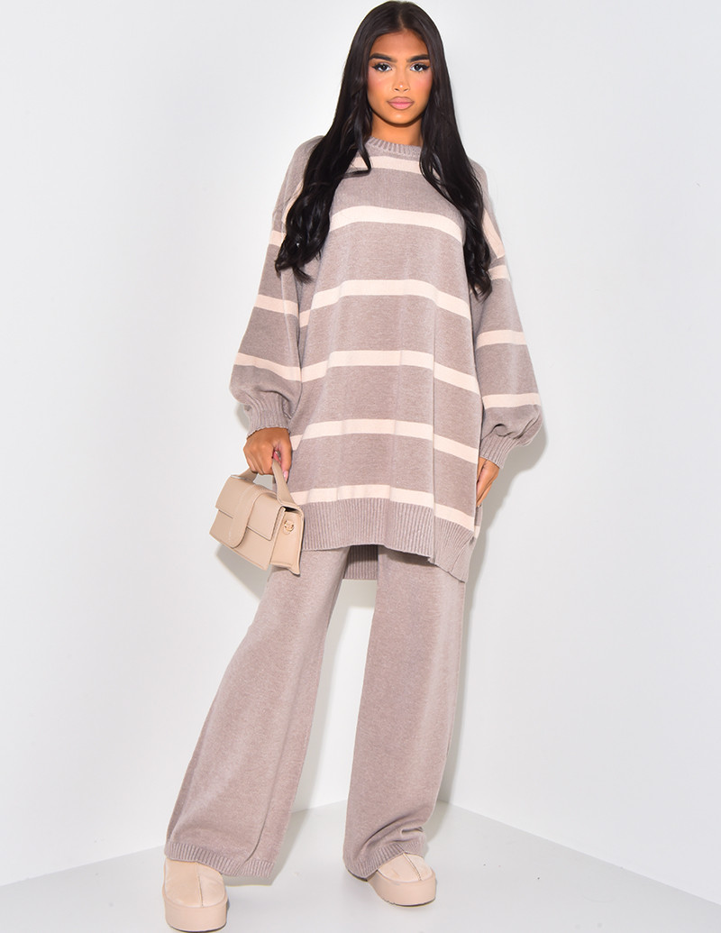 Ensemble pantalon et pull long