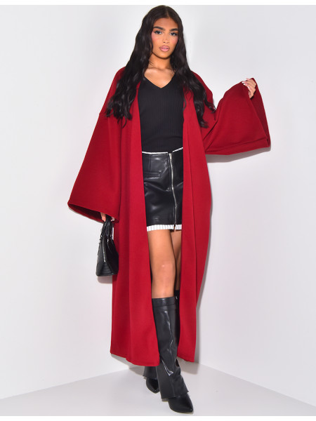 Kimono long et épais en feutrine