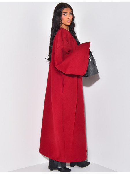 Kimono long et épais en feutrine