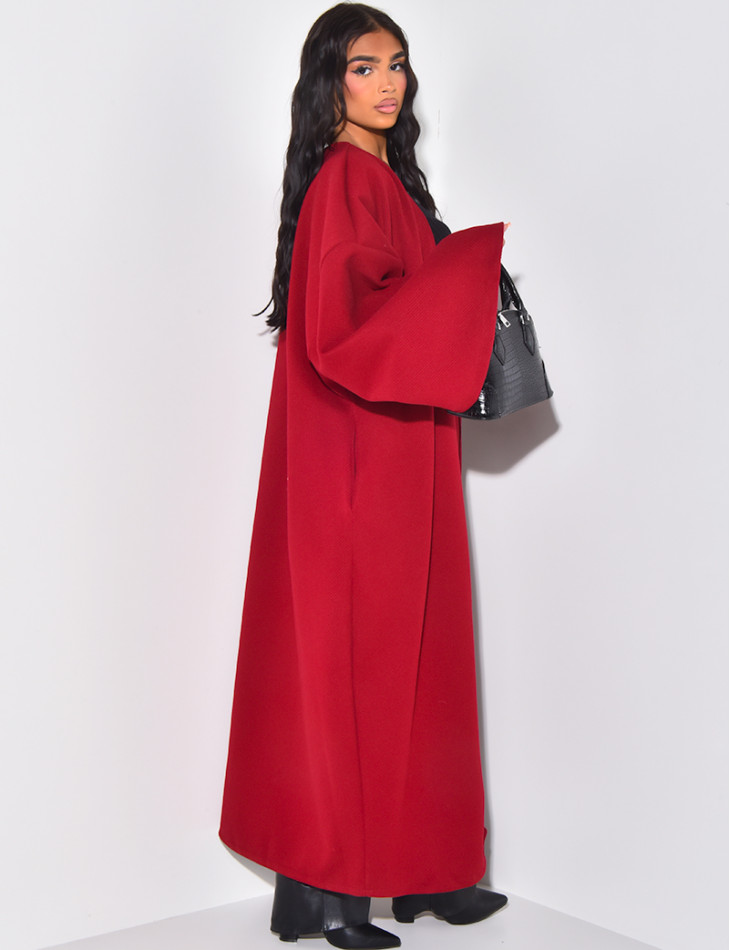 Kimono long et épais en feutrine