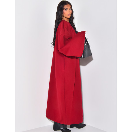 Kimono long et épais en feutrine