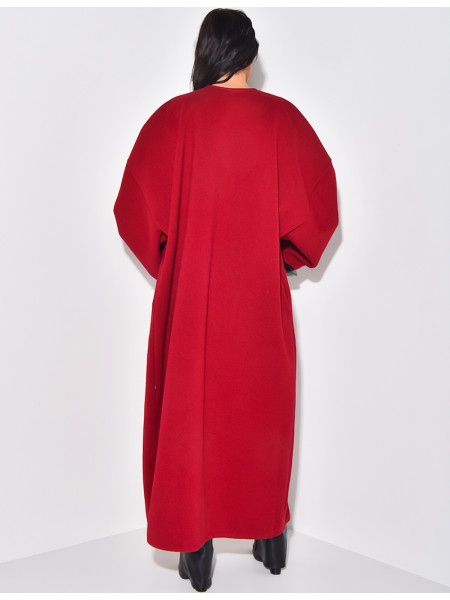 Kimono long et épais en feutrine