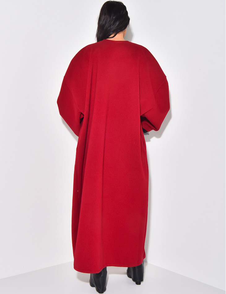 Kimono long et épais en feutrine