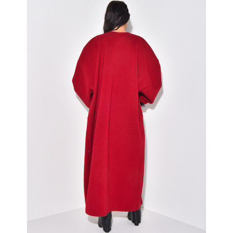 Kimono long et épais en feutrine