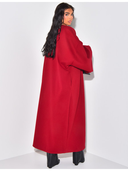 Kimono long et épais en feutrine