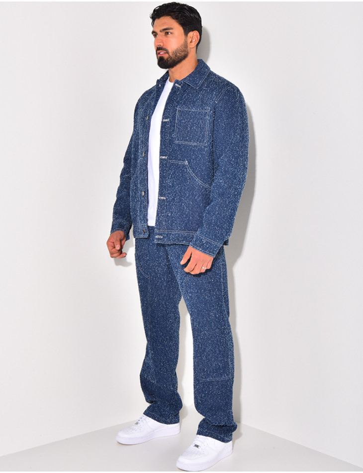 Veste en jeans déchiré online