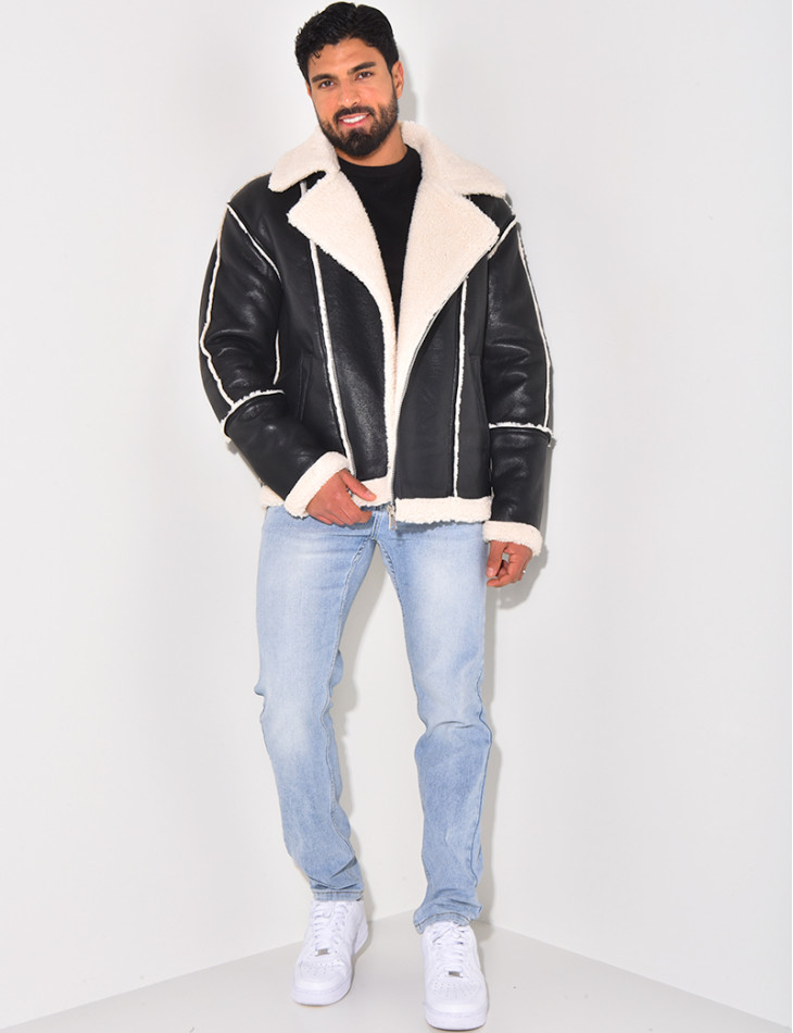 BOMBARDIER HOMME A FOURRURE