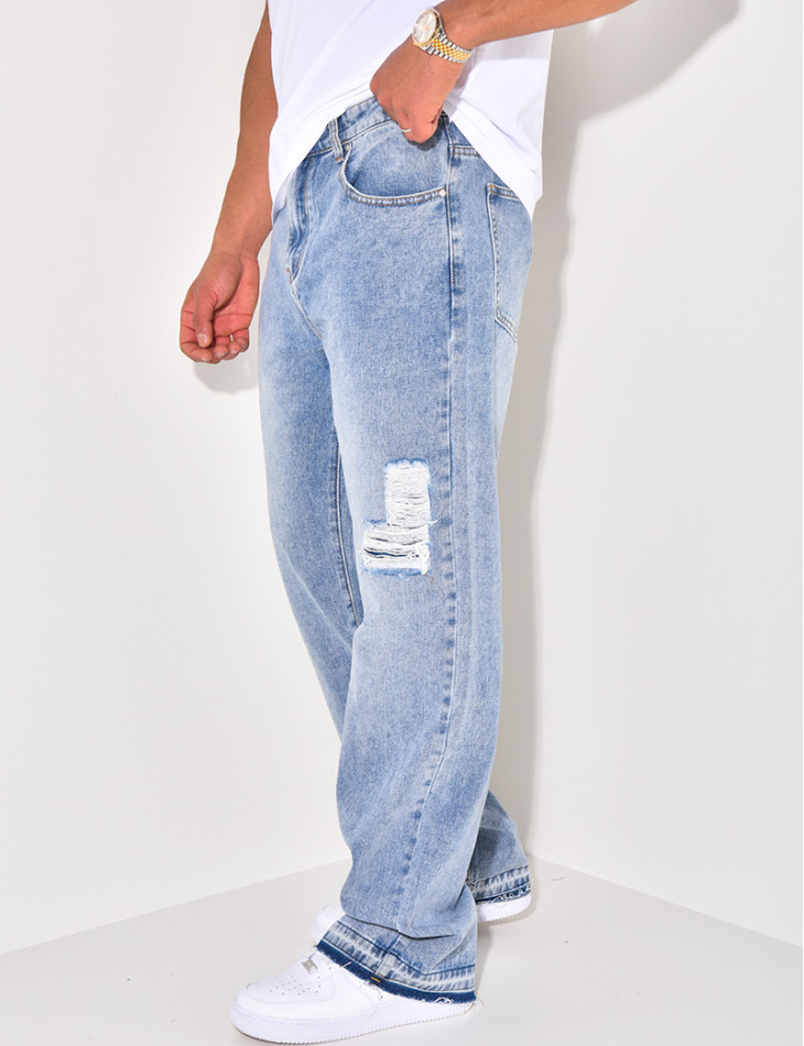 Jeans coupe droite