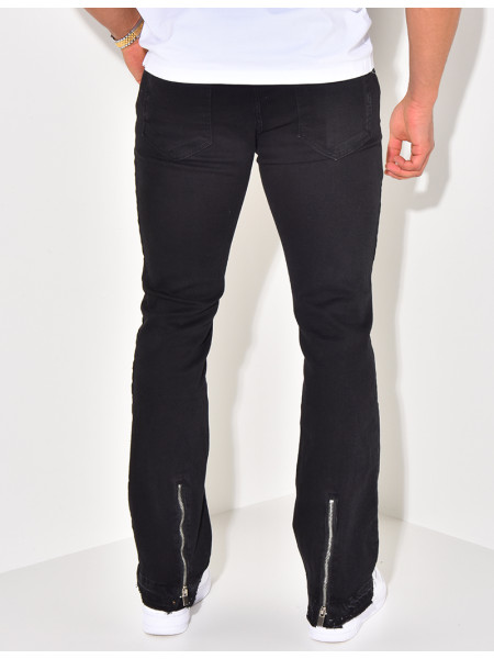 Jeans à fermeture éclaire