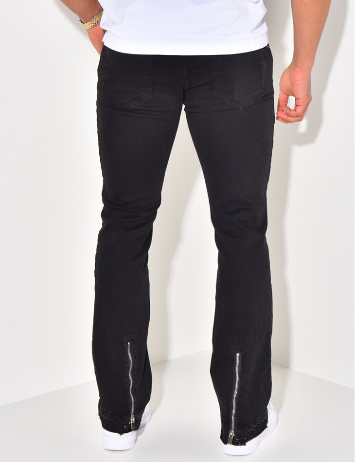 Jeans à fermeture éclaire